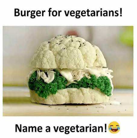Burger for vegetarians