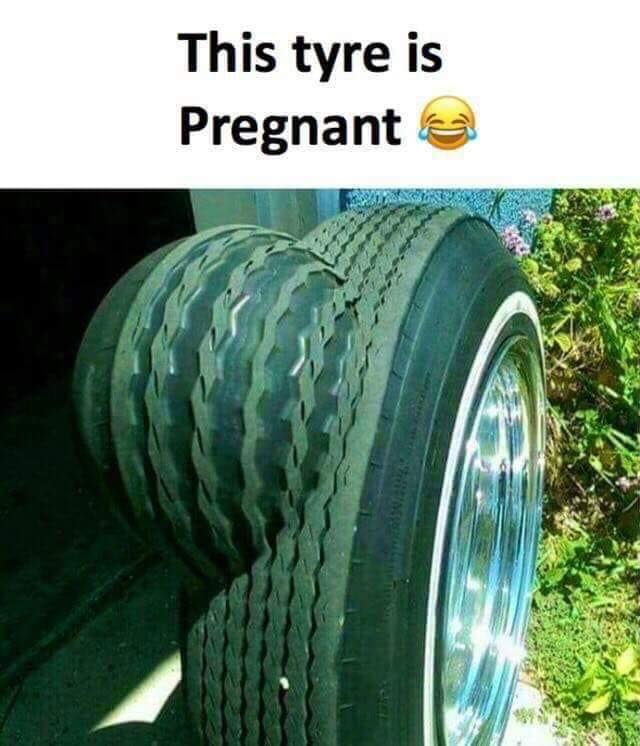 Tyre funny look