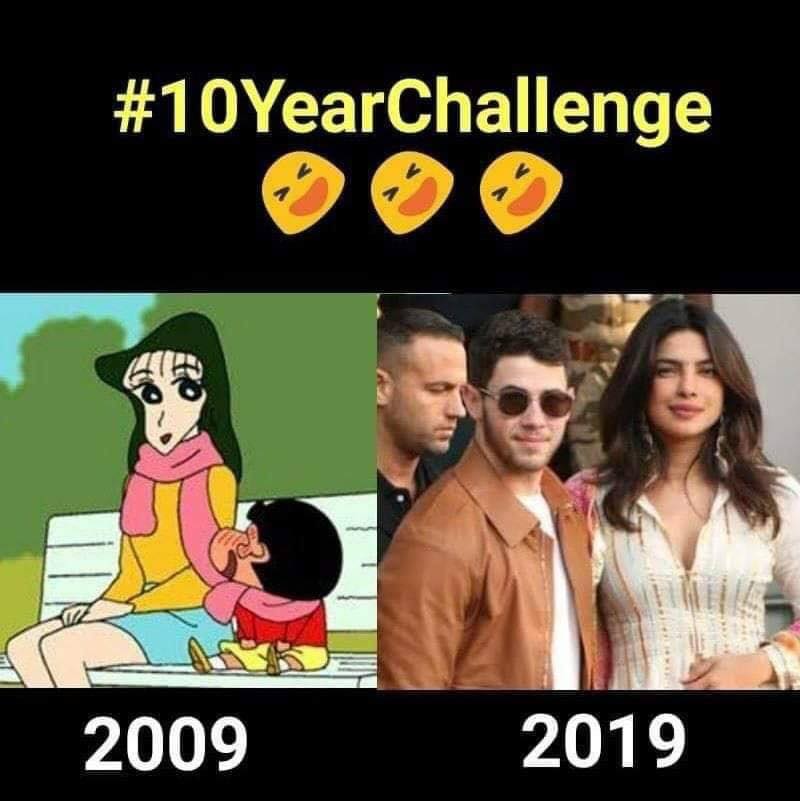 Ten year challenge